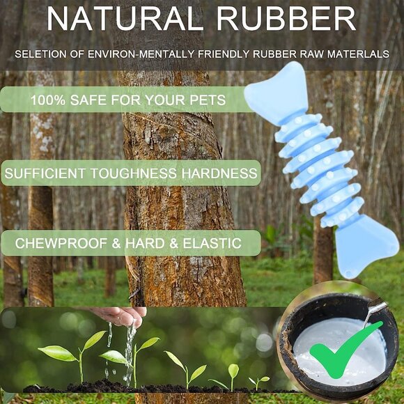 Puppy Toys, 6 Pack Dog Chew Toys for Puppy, Cute Blue Small Dog Toys, Teething T - Picture 4 of 7